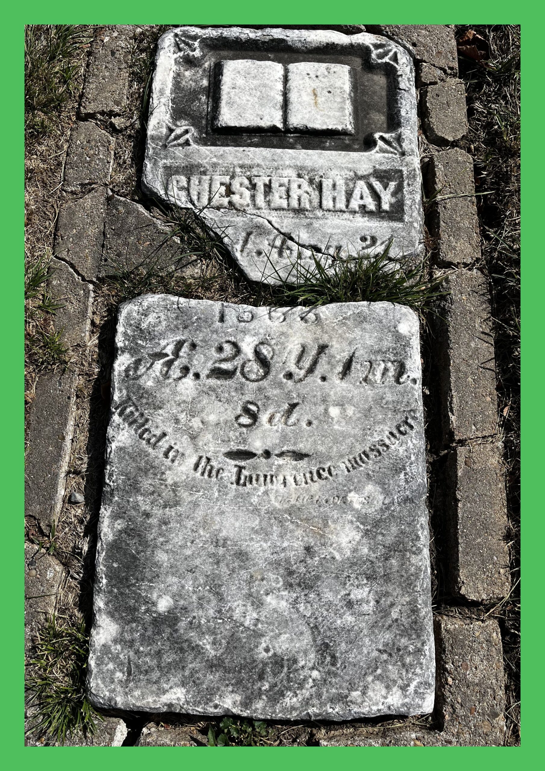 Gravestone of Chester Ray